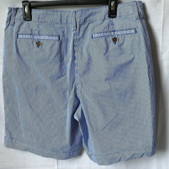 Kim Rogers Blue & White Stripes Shorts - Picture 2 of 13
